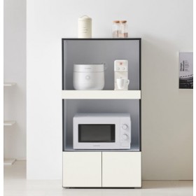 오브제 미니 전자 렌지 밥솥 수납장 선반 렌지대